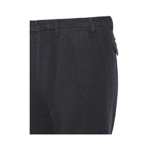 Michael Coal Pleated Cuffed Pants
