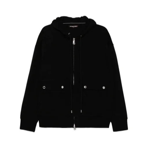 Michael Kors Zip-Up Drawstring Hooded Jacket