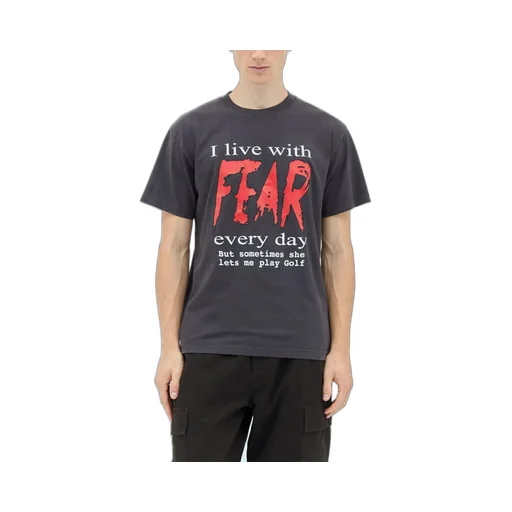 Metalwood Studio Fear Printed Crewneck T-Shirt