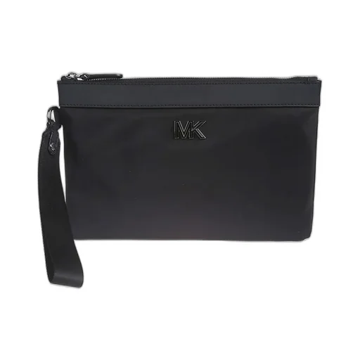 Michael Kors Eli Logo Plaque Clutch Bag