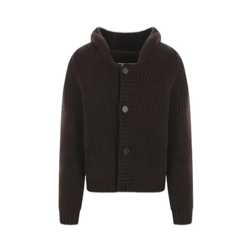 Meta Campania Collective Hooded Ribbed Cardigan