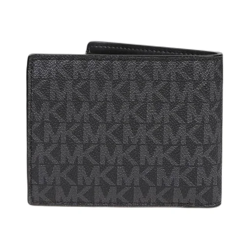 Michael Kors Greyson Logo Lettering Bi-Fold Wallet