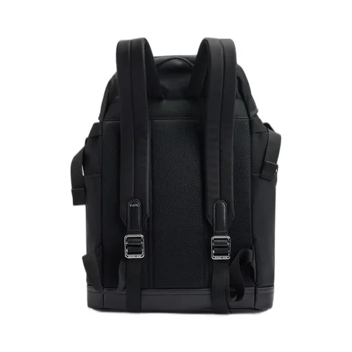 Michael Kors Brooklyn Logo Plaque Buckled Backpack