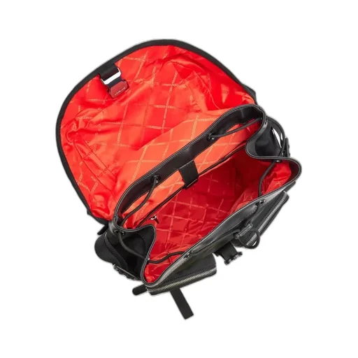 Michael Kors Brooklyn Logo Plaque Buckled Backpack
