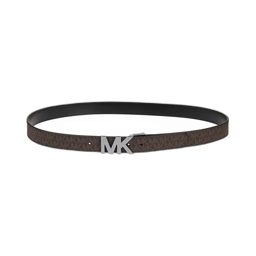 Michael Kors Logo Plaque Reversible Buckle Belt