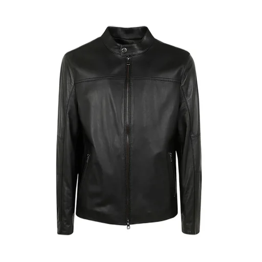 Michael Kors Zip-Up Racer Jacket