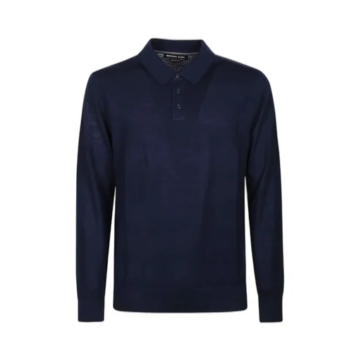 Michael Kors Long Sleeved Knitted Polo Shirt