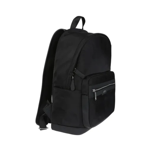 Michael Kors Logo Plaque Zip-Up Backpack