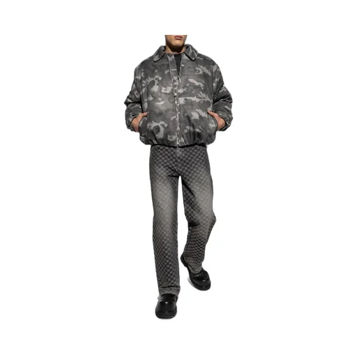 Misbhv Camo Puffer Bomber Jacket