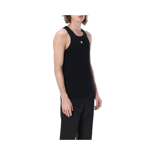 Misbhv Logo Embroidered Ribbed Tank Top