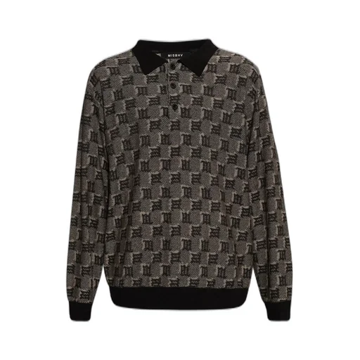 Misbhv Monogram Long Sleeved Polo Shirt