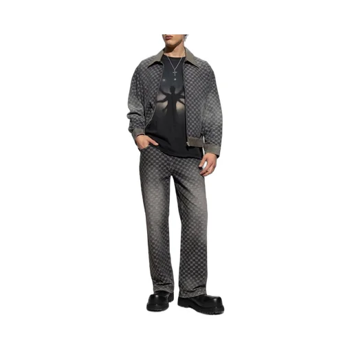 Misbhv Denim Monogram Work Jacket