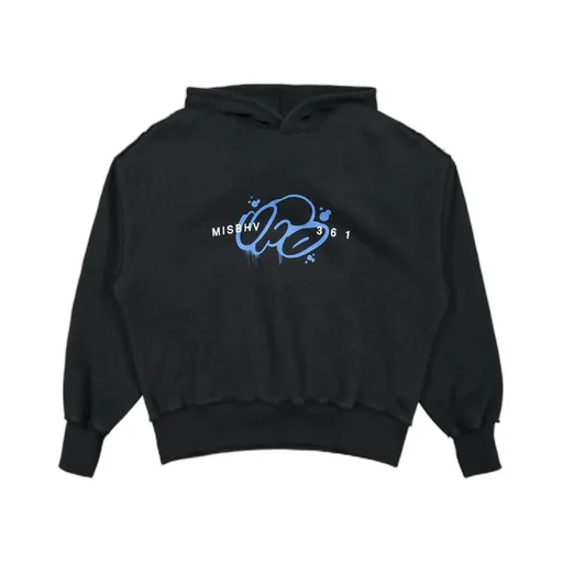 Misbhv X Ufo361 Logo Printed Long Sleeved Hoodie
