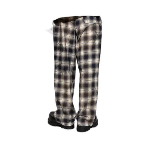 Misbhv Straight Leg Plaid Trousers