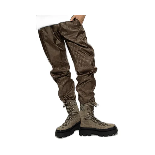 Misbhv Monogram Printed Tapered-Leg Trackpants