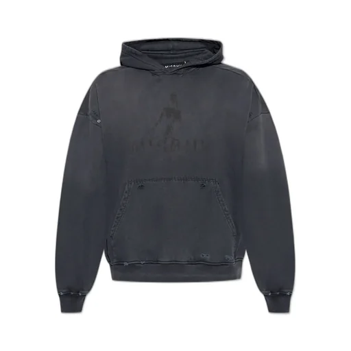 Misbhv Logo Printed Long-Sleeved Hoodie