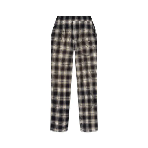 Misbhv Straight Leg Plaid Trousers