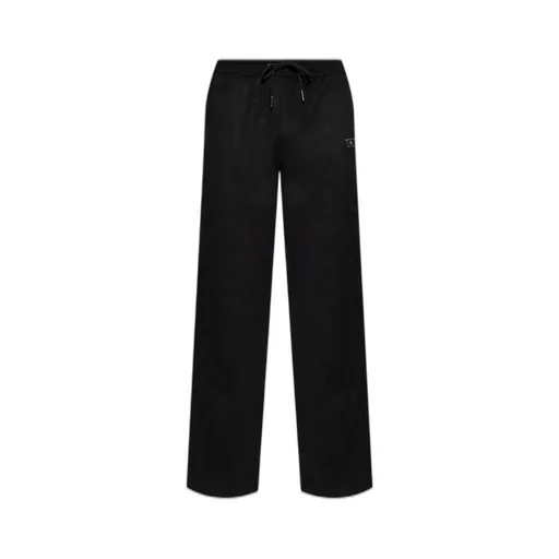 Misbhv Logo Plaque Drawstring Velvet Trousers