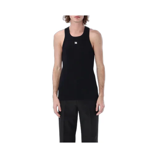 Misbhv Logo Embroidered Ribbed Tank Top