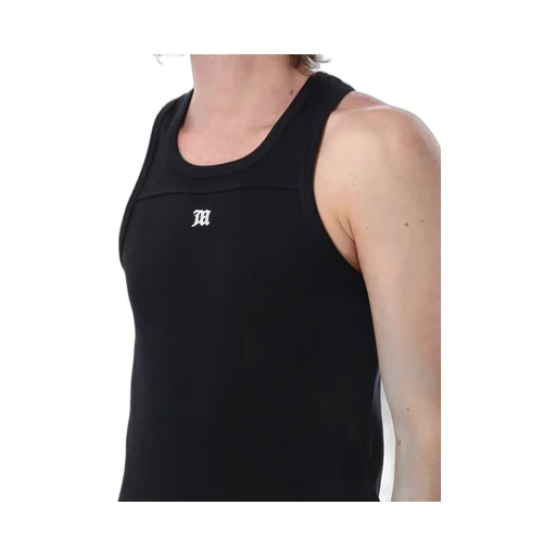 Misbhv Logo Embroidered Ribbed Tank Top