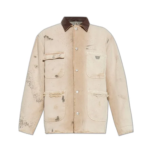 Misbhv Logo Plaque Distressed Jacket