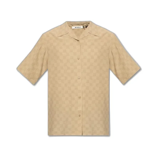Misbhv Monogram Printed Short-Sleeved Shirt