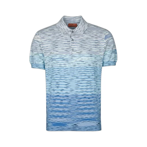 Missoni Slub Short-Sleeved Polo Shirt