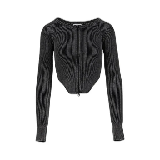 Bitier Rib Cardigan / Black