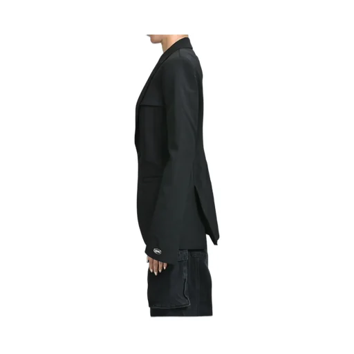 Panels Tailoring Jacket / Black