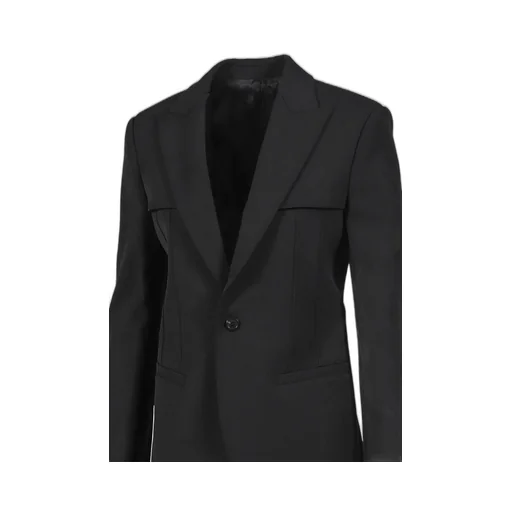 Panels Tailoring Jacket / Black
