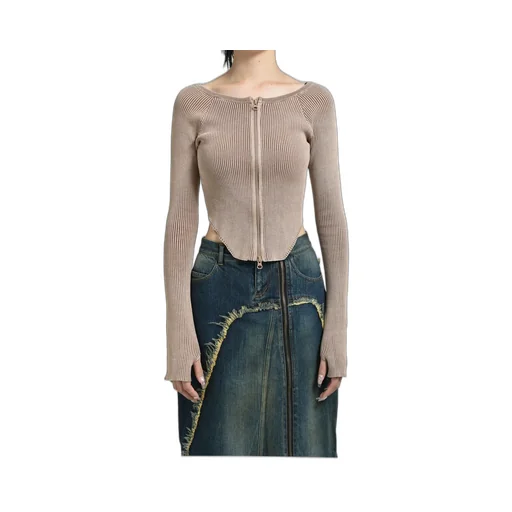 Bitier Rib Cardigan / Brw