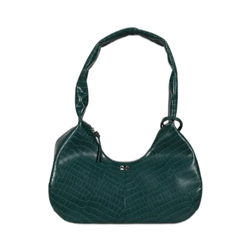 Ganni Bou Bag Hobo Medium Croco / Pineneedle