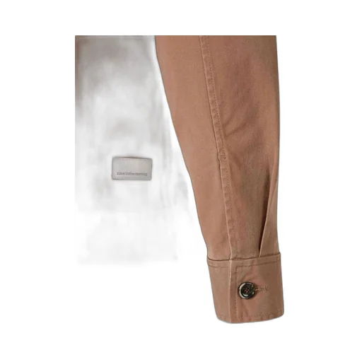 Nine In The Morning Snap-Button Twill Jacket