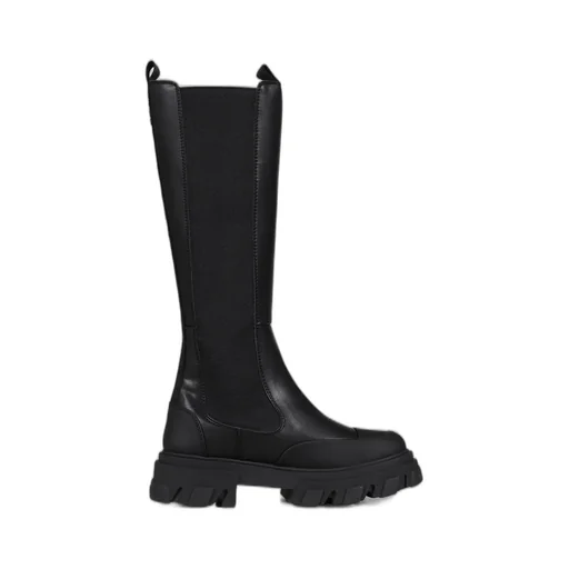 Cleated High Chelsea Boot Black Stitch / Blk