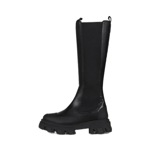 Cleated High Chelsea Boot Black Stitch / Blk