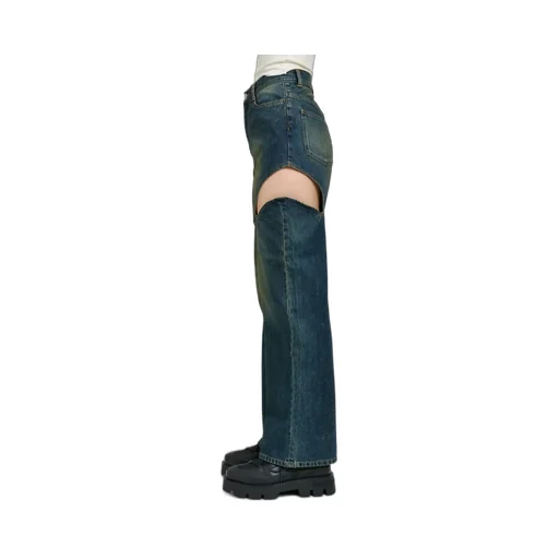 Cutoff Denim Pants / Blu