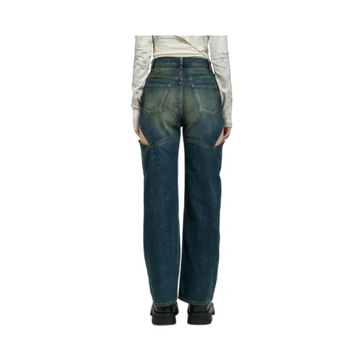 Cutoff Denim Pants / Blu