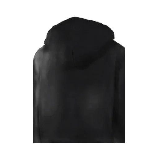 Logo Fitted Hoodie / Black