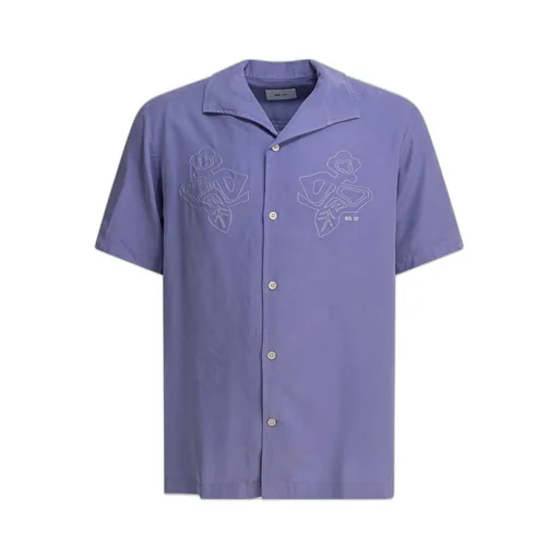 Nn.07 Embroidered Short Sleeve Shirt