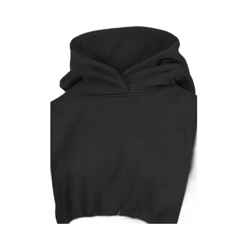 Cropped Heavy Hood / Soot