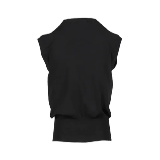 Mini Vest Knit / Black