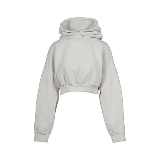 Cropped Heavy Hood / Rice