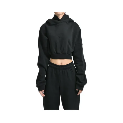 Cropped Heavy Hood / Soot