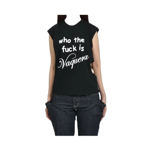 Who Tf Twisted T Shirt Knit / Blk