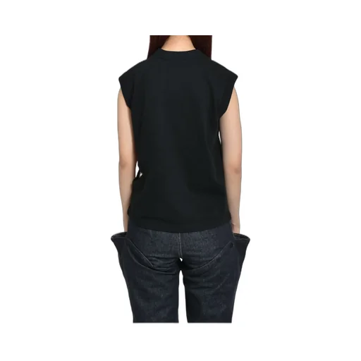 Who Tf Twisted T Shirt Knit / Blk