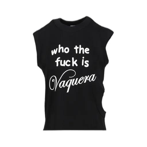 Who Tf Twisted T Shirt Knit / Blk