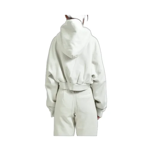 Cropped Heavy Hood / Rice