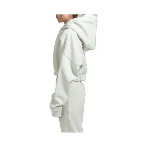 Cropped Heavy Hood / Rice