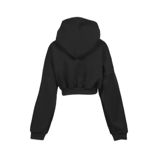 Cropped Heavy Hood / Soot