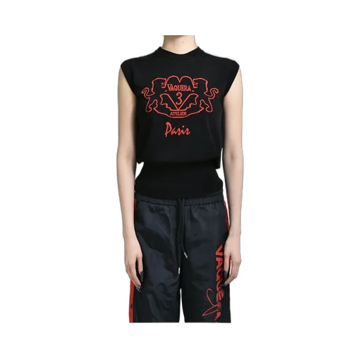 Mini Vest Knit / Black